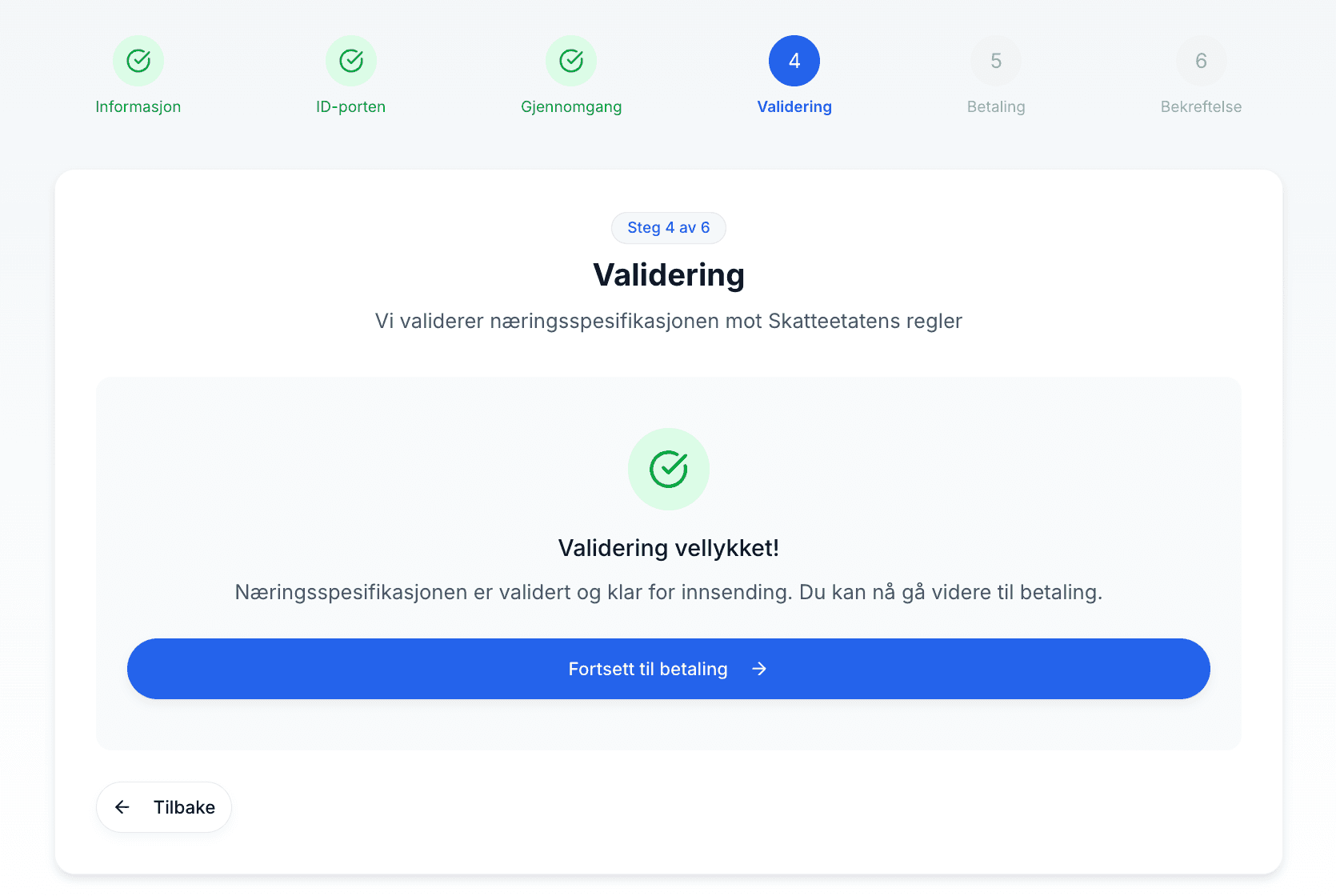 Validering og kvalitetssikring